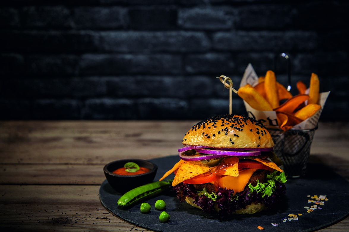 Vegane Burger gehören zu den BBQ-Klassikern.
