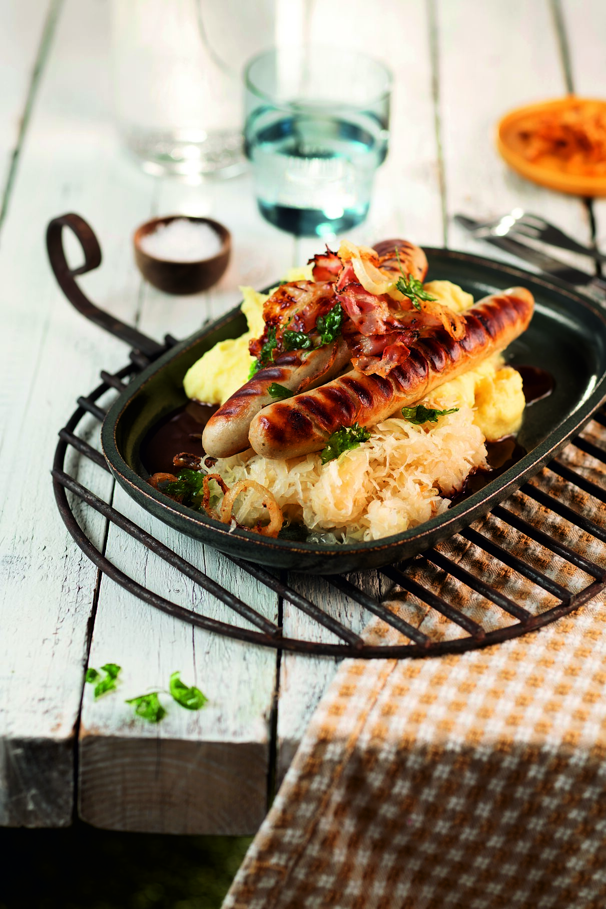 Köstliche Bratwurst gibt es in vielen Varianten.