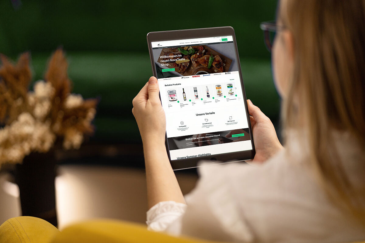 Alles vereint im neuen NovaTaste Shop. 
